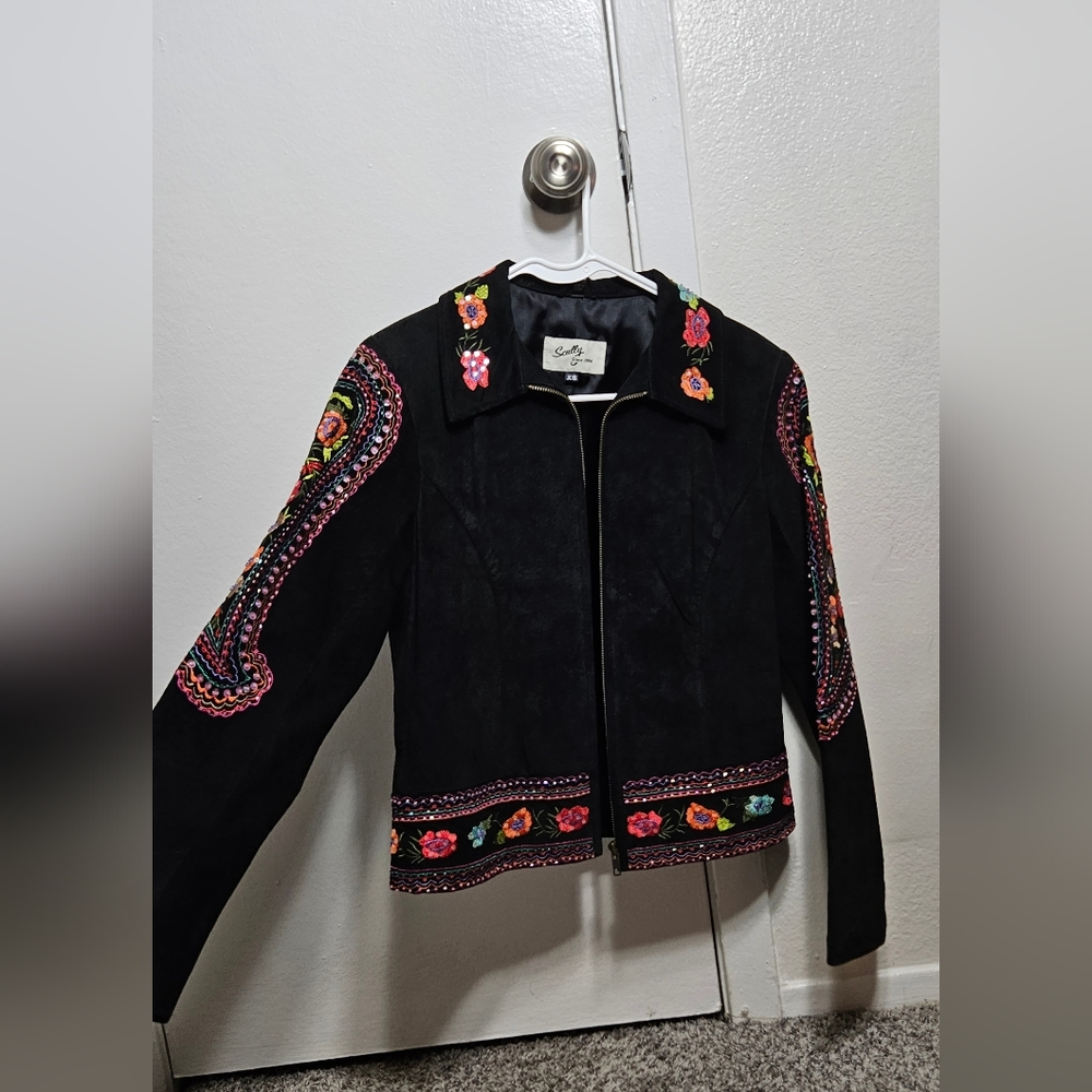 Scully womens suede leather jacket